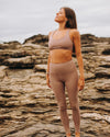 Legging Largo Completo Avellana