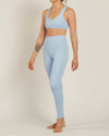 Legging Largo Completo Celeste