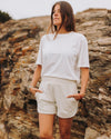 Short Bolsillos Algodón - Gris Melange