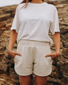 Short Bolsillos Algodón - Gris Melange