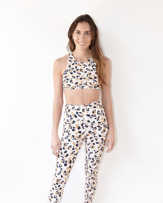 Pack Top Comfy & Legging Leopard 7/8 + Collet de regalo