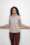 Essence High Neck Algodón - Gris Melange