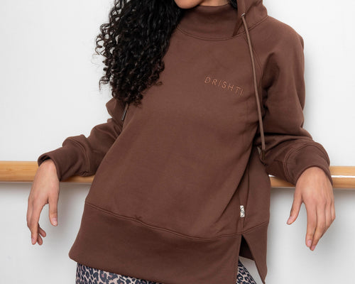 Willow Hoodie Algodón - Mocha