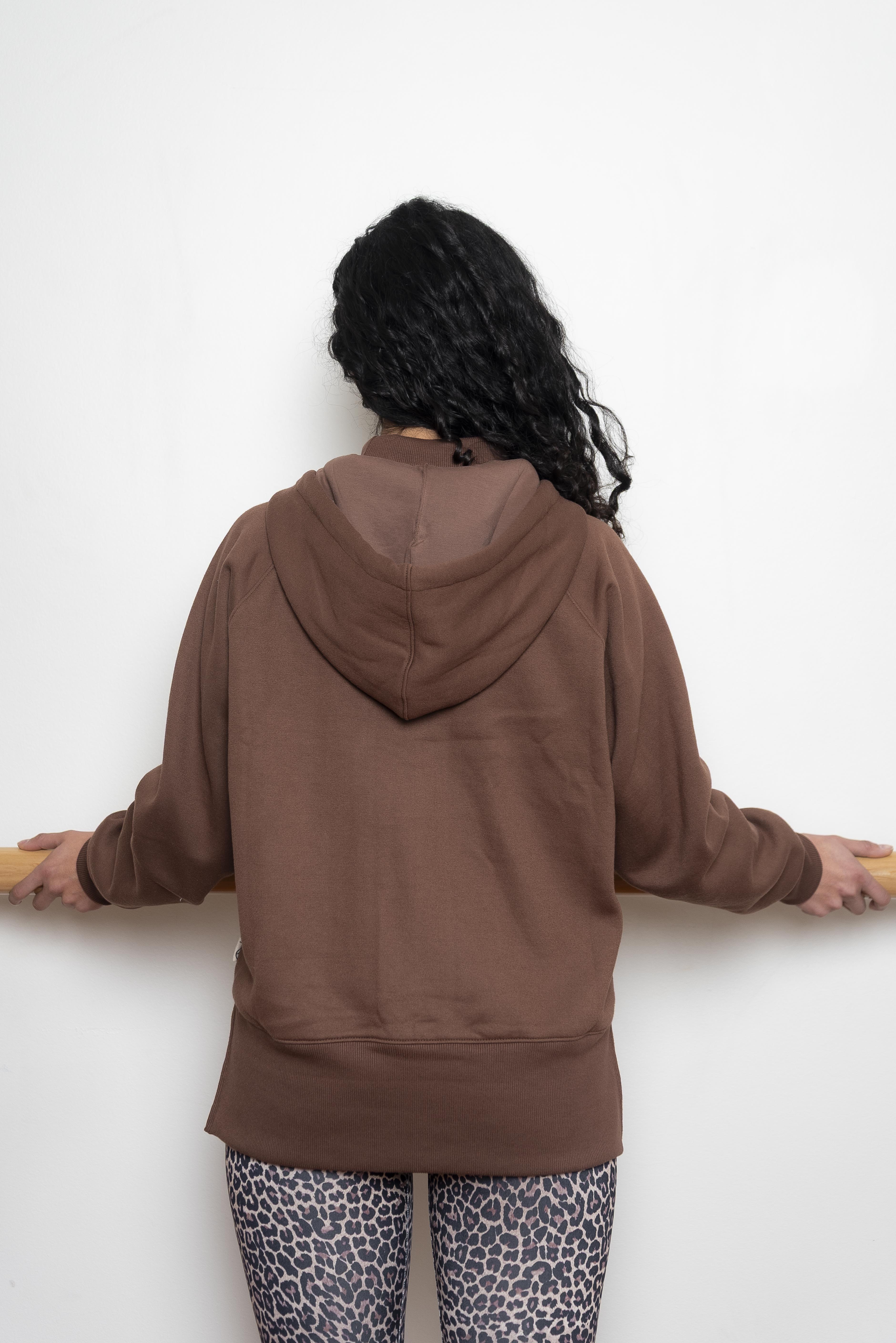 Willow Hoodie Algodón - Mocha