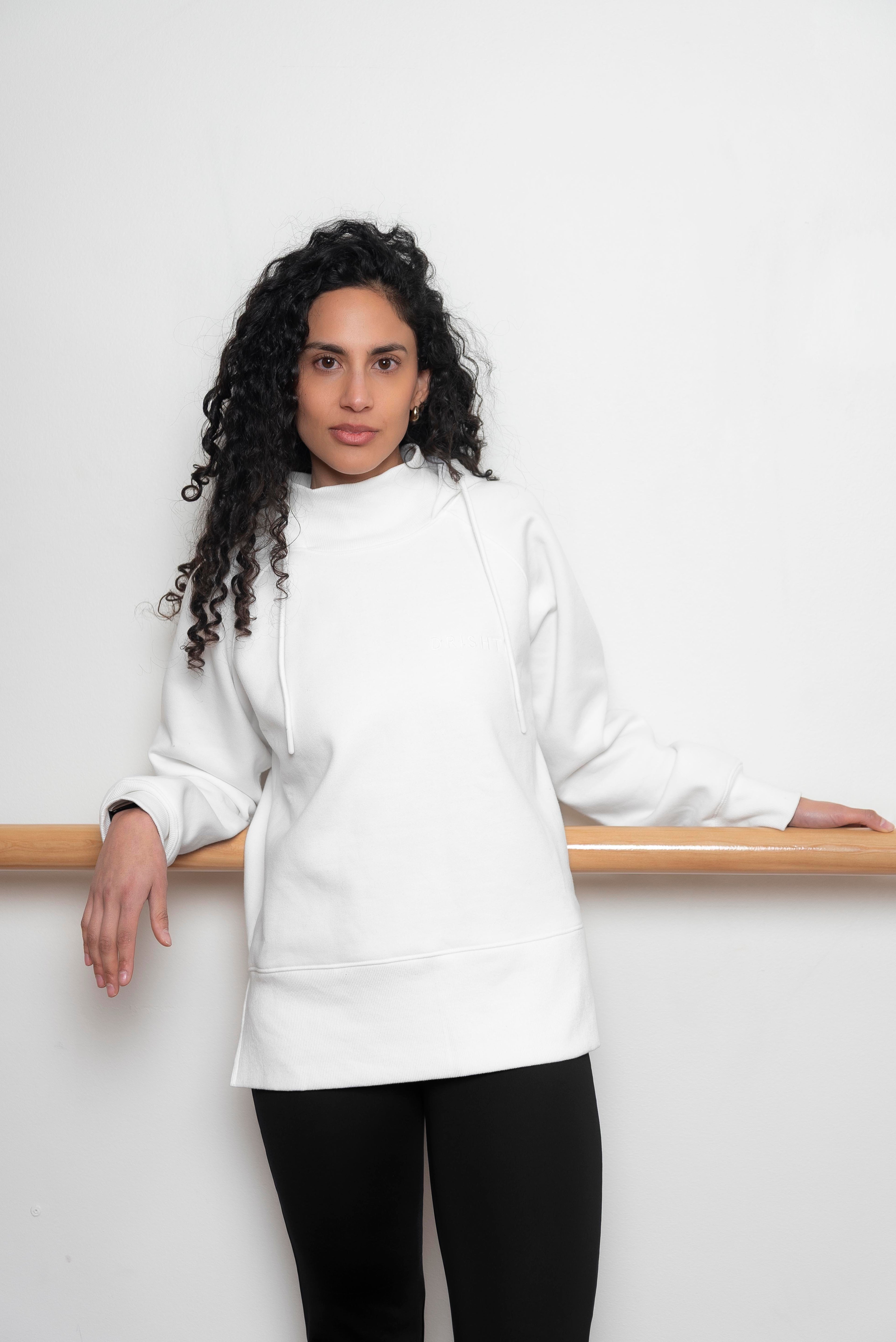 Willow Hoodie Algodón - Perla