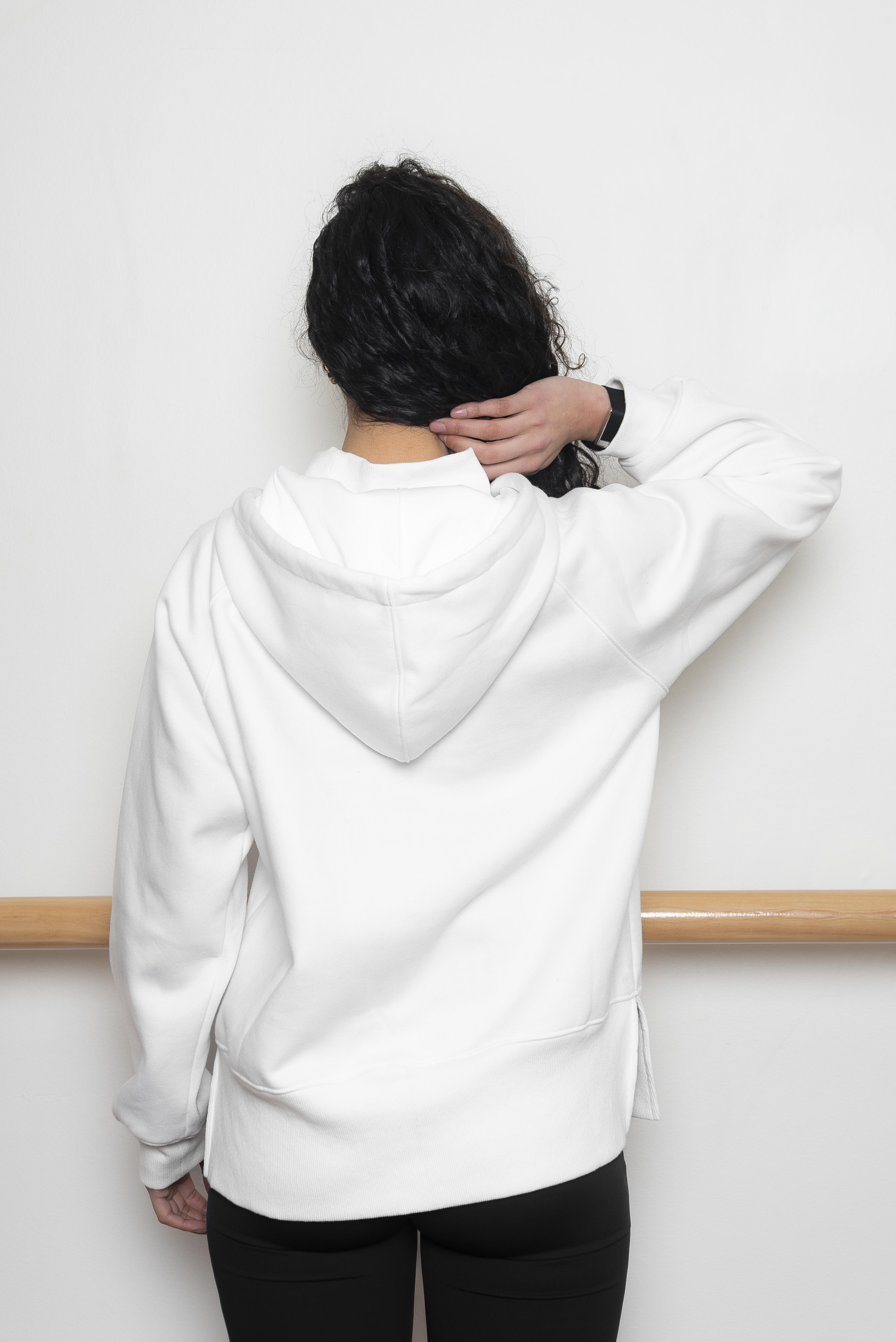 Willow Hoodie Algodón - Perla