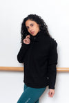 Essence High Neck Algodón - Negro