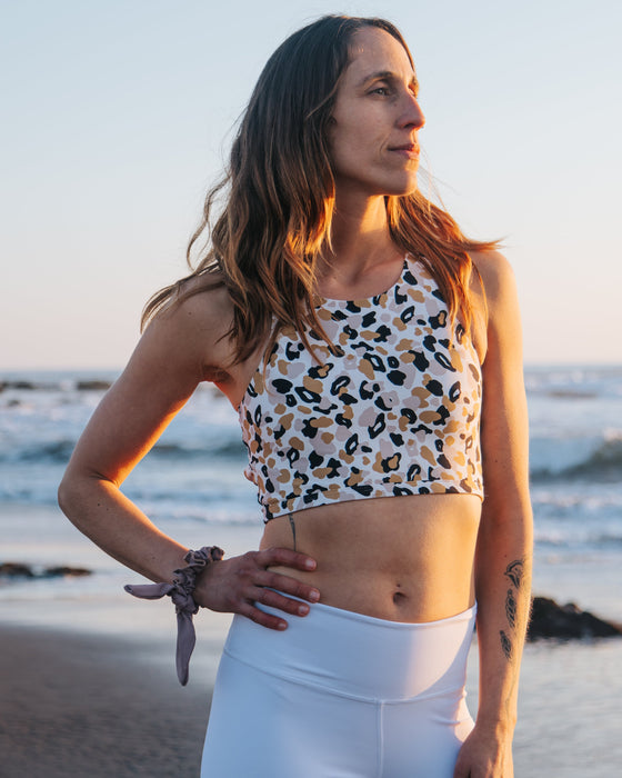 Pack Top Energy Leopard & Legging Prana + Collet de regalo