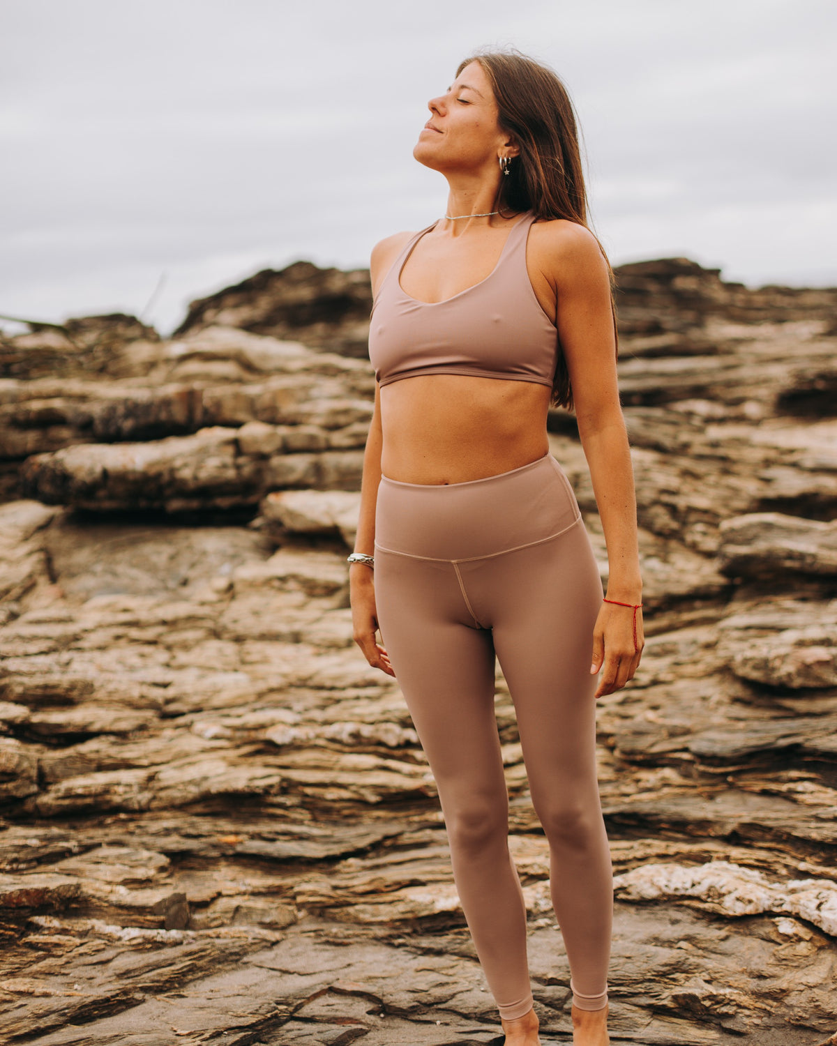 Legging Largo Completo Avellana