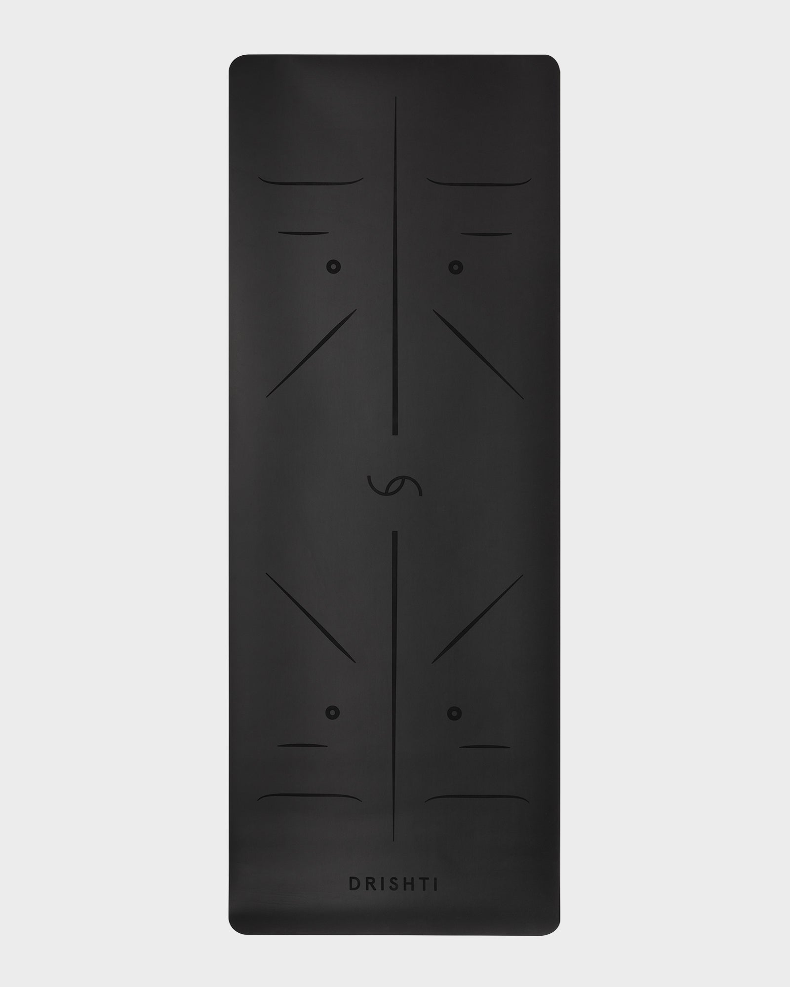 MAT de yoga Drishti Eco 4.5mm Negro + Bolso