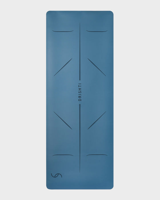 Drishti Eco Yoga Mat Evolve Azul