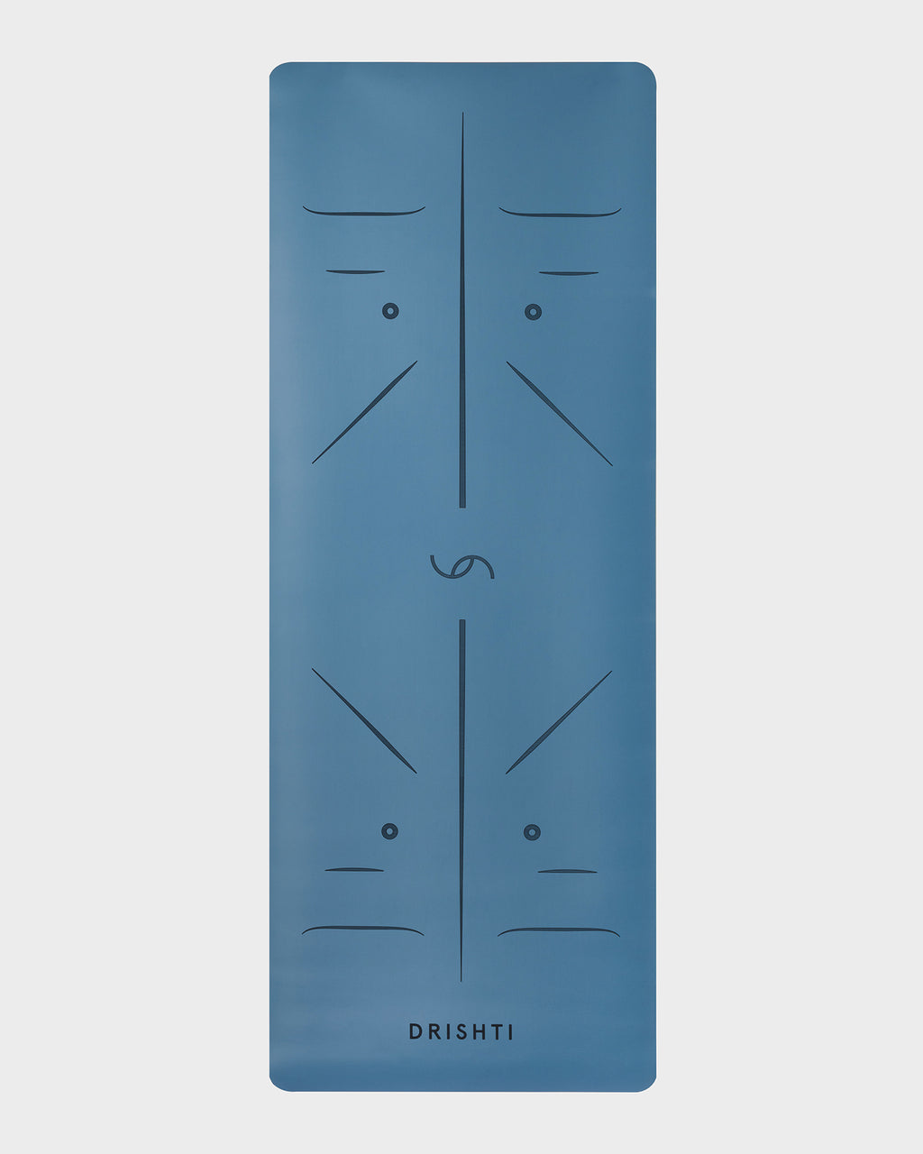 Mat de yoga Drishti Eco 4.5mm Azul + Bolso