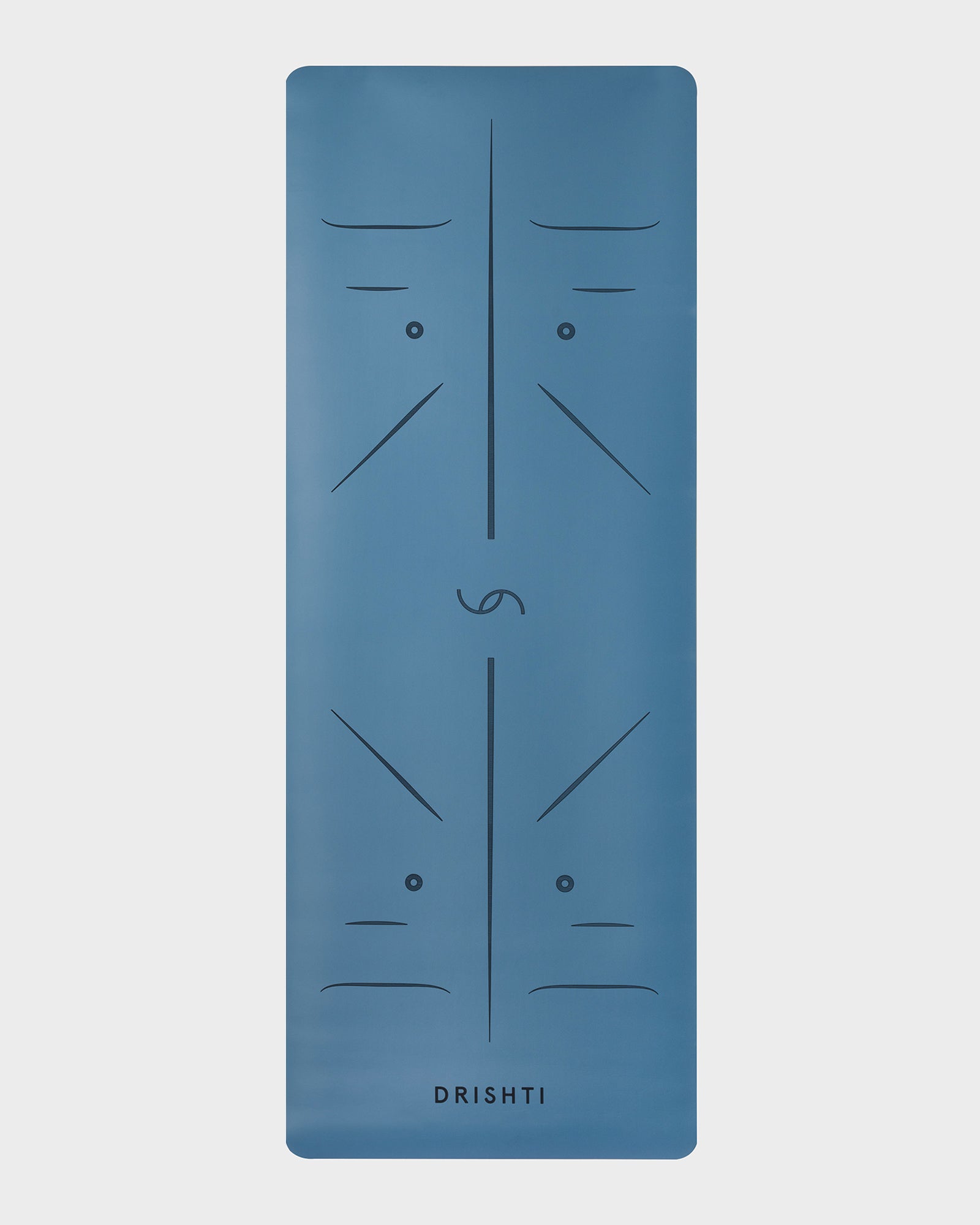 Mat de yoga Drishti Eco 4.5mm Azul + Bolso